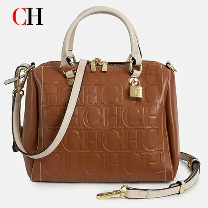 Sac à main de luxe CH pour femme, sac fourre-tout de créateur de haute qualité, avec monogramme gaufré, à poignée supérieure, sac à bandoulière et sac porté épaule, collection 2026