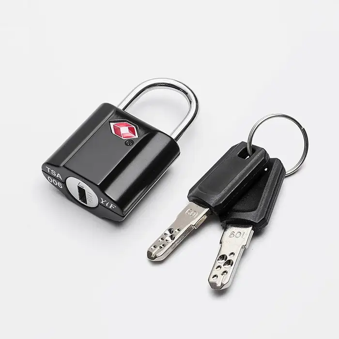TSA serrure personnalisée sac de voyage serrure outil de sécurité armoire casier cadenas avec clé vo