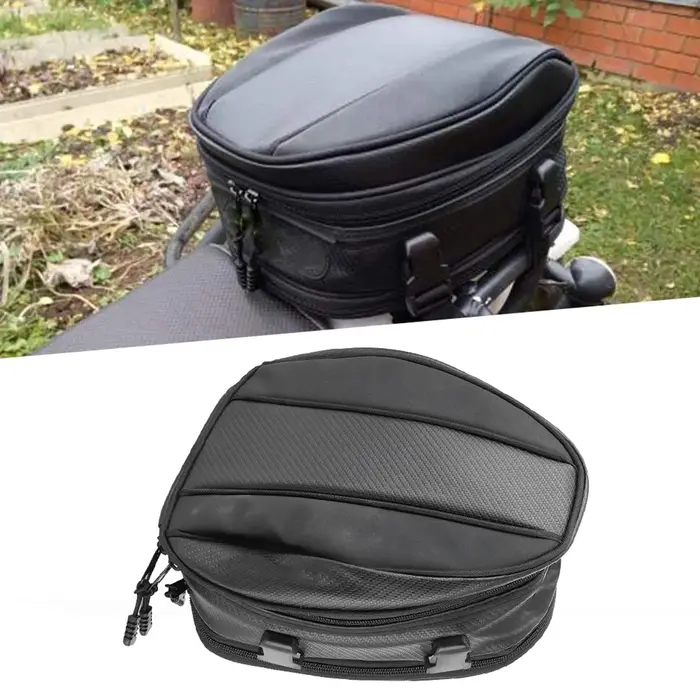 Sac de siège arrière de moto, étanche, casque de dégager arrière, sacs de queue, boîte à bagages arr
