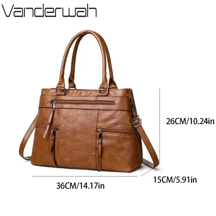 Sac à main élégant pour femmes de haute qualité en cuir sacs à poignée supérieure sac
