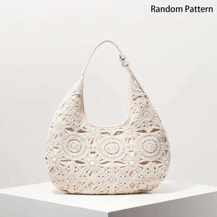 Sac tissé creux à motif