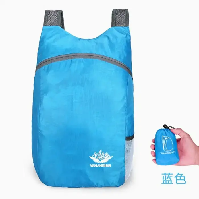 Sac à dos de voyage ultraléger Nano imperméable, 20l, 8 couleurs, léger, pliable, sac pratique pour