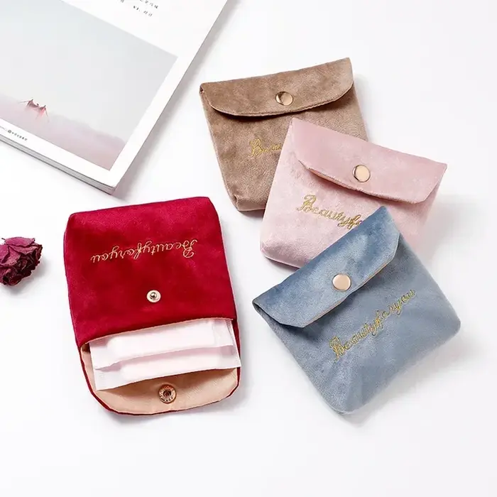 Sac à cosmétiques Portable en velours