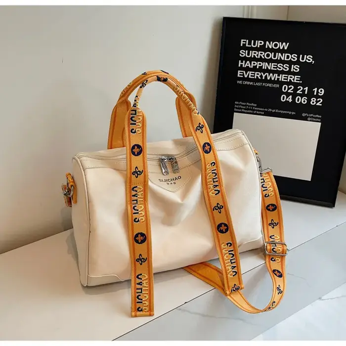 2026 plus récent sac de voyage à main polyvalent à la mode avec lettre sangle sac à bandoulière sac
