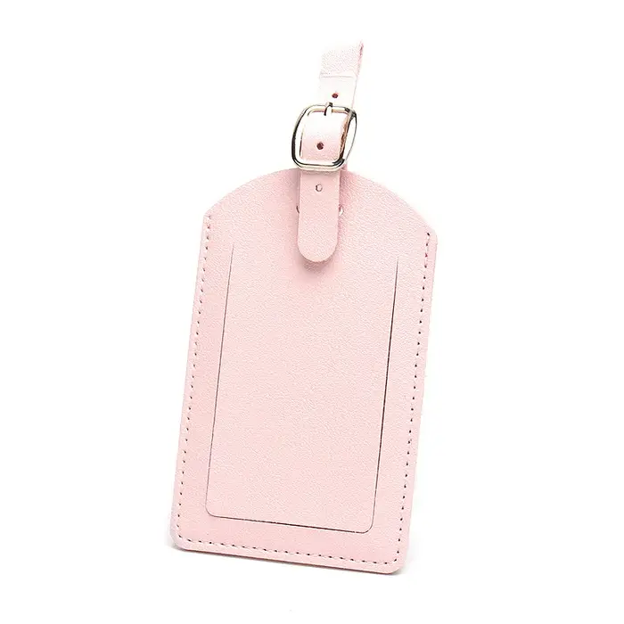 Étiquettes de bagage multicolores en cuir, étiquette de bagage mignonne, étiquette de valise, étique