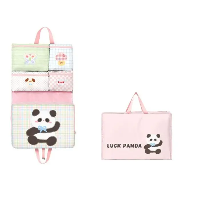 Sac à main de voyage pliable 7 en 1, sac de rangement de bagages étanche de grande capacité, motif d