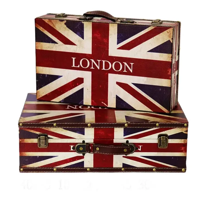 Valise de style vintage en PU