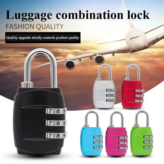 4 chiffres mot de passe serrure combinaison valise bagages métal Code mot