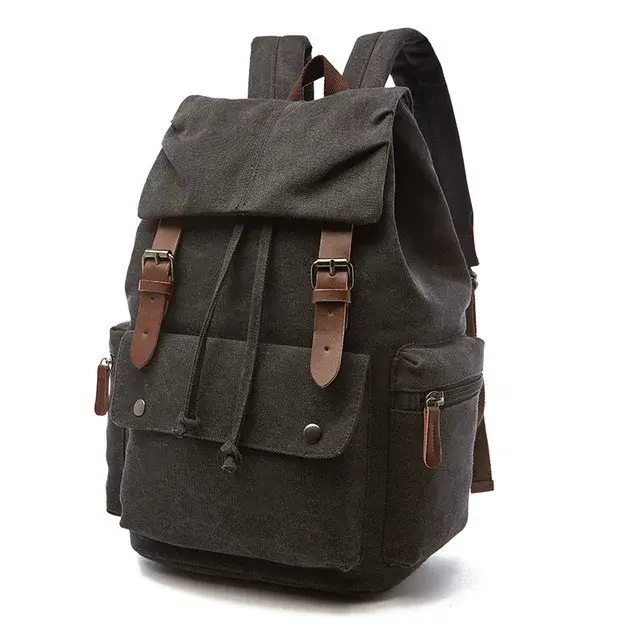 Sac à dos Vintage en toile pour ordinateur portable, pour hommes et femmes, Mochila Feminina, à la m