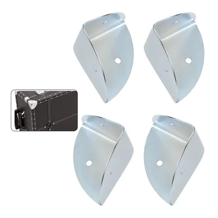 Protecteurs d'angle de bagage en bois