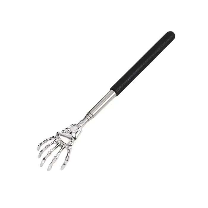 Gratte-dos extensible, télescopique Portable en métal et acier inoxydable, masseur de mains, 1 pièce