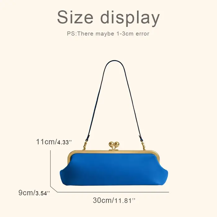 Sacs à main classiques à fermoir baiser 30 cm pour femmes sacs à main et pochettes de luxe de créate