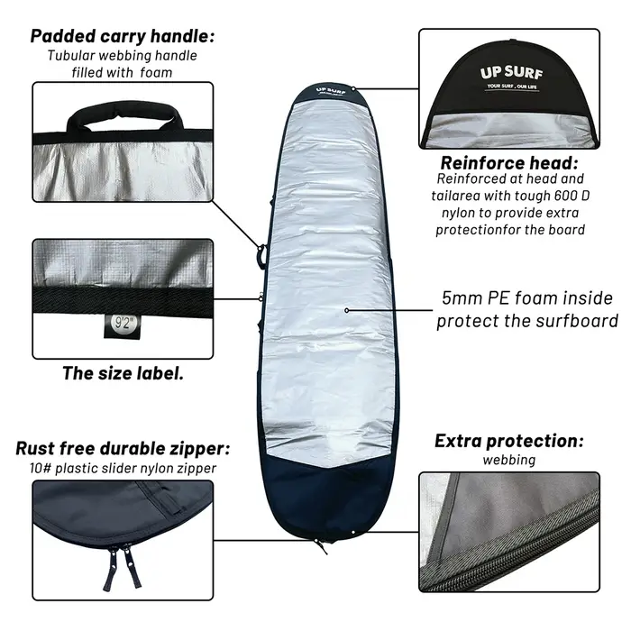 Sac de planche de surf pour skimboard avec sangle