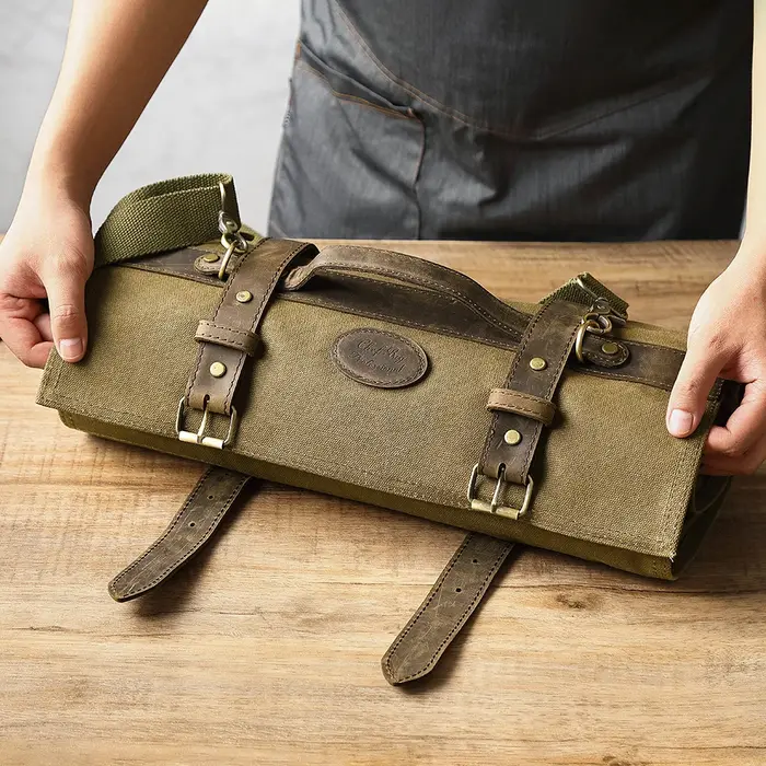 HEZHEN – sac de couteaux de Chef