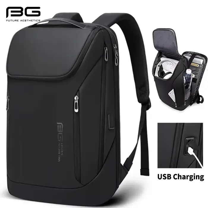 BANGE Anti-vol étanche sac à dos pour ordinateur portable 17 sac d'ordinateur voyage affaires randon