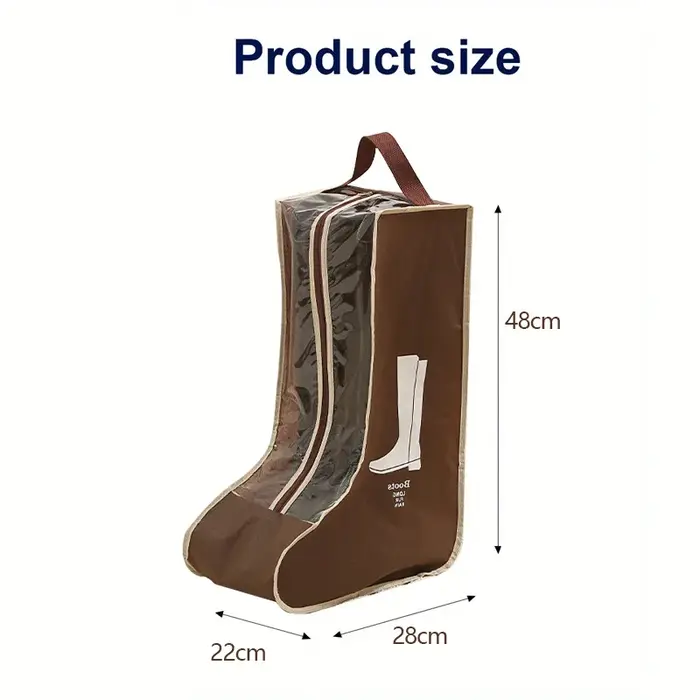 Sac de transport pour bottes équestres en tissu Non tissé Pvc, conception ergonomique Durable, poign