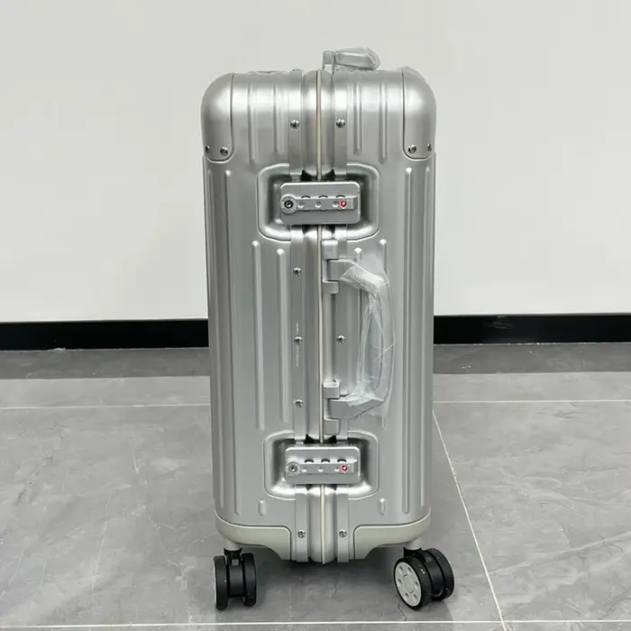 Nouvelle valise à roulettes rigide en alliage d'aluminium de haute qualité, valise de voyage, 20 po,
