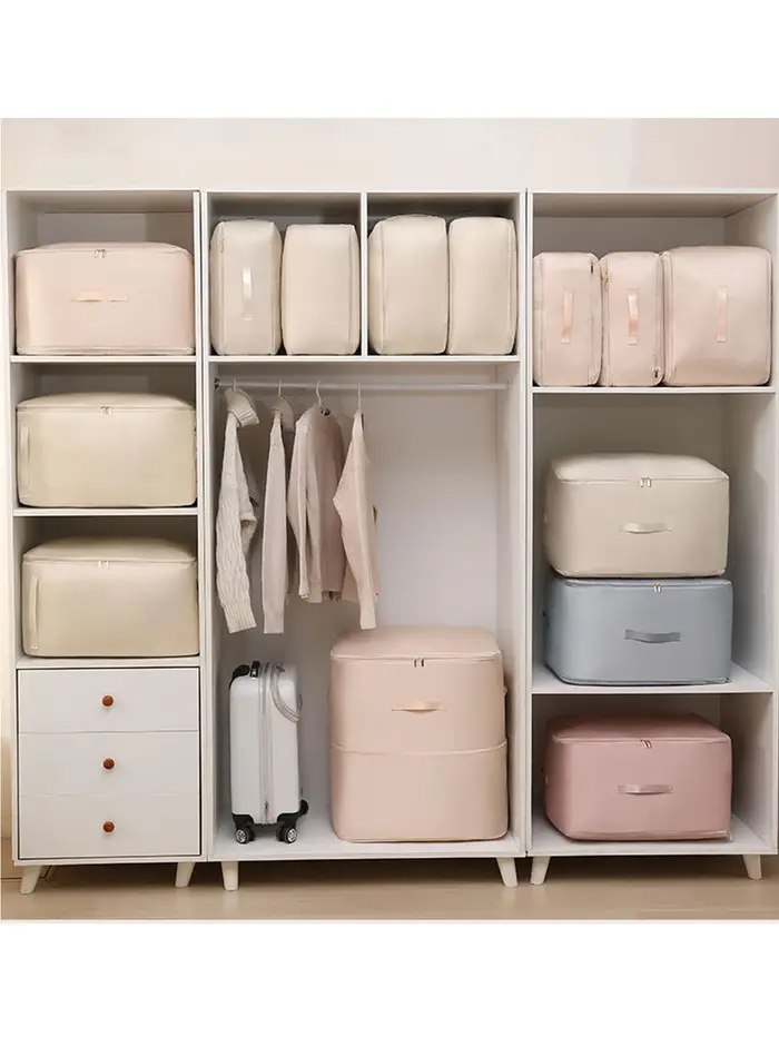 Gongsatin – Cube d'emballage à Compression, sac de rangement compressé pliable et anti-poussière, gr
