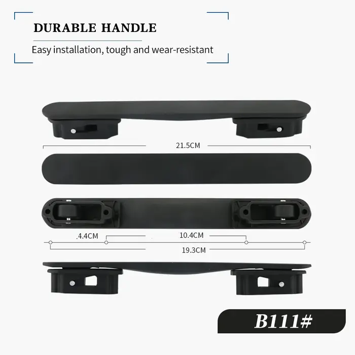 Matériel de bagages valise pièces de réparation poignée étui de voyage tirer valise main transporter