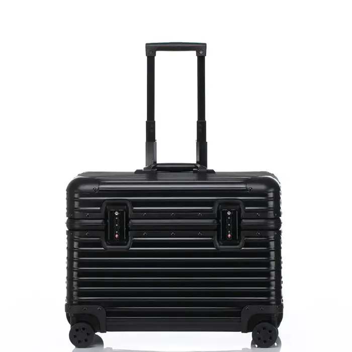 Valise en aluminium 100%, étui pour appareil photo de photographie à ouverture supérieure, valise de
