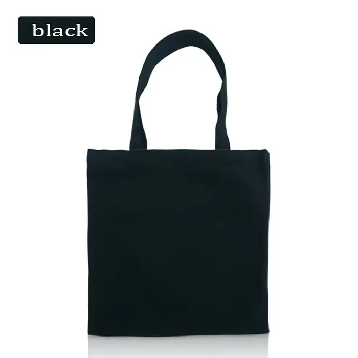 5/20/50pcs logo personnalisé, sac en toile colorée de grande capacité, sac à provisions portable pou