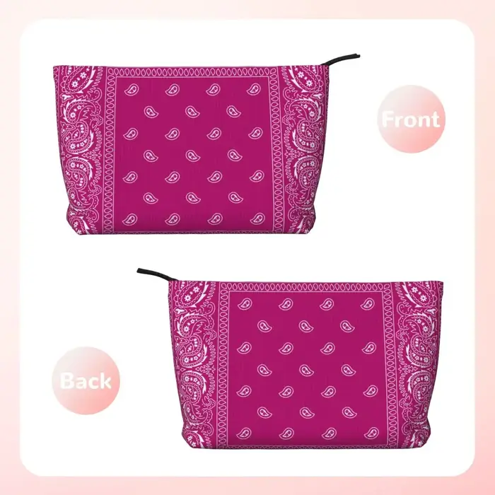Sac cosmétique personnalisé de style ethnique bohème