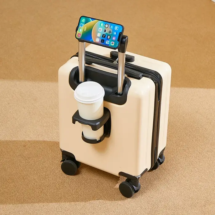 Valises De Voyage aériennes sur roulettes avec porte-gobelet, valise à main pour boîte De Voyage en 