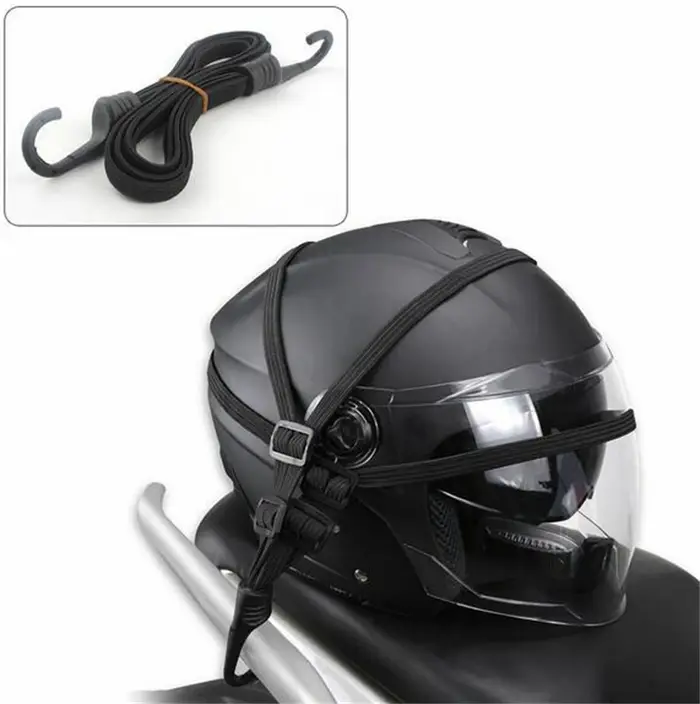 Porte-casque de moto, sac de rangement, filet à bagages