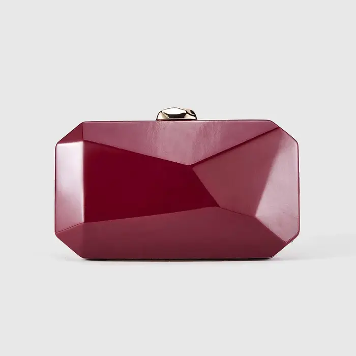 Pochette en PU en forme de rose, cadeau de saint-valentin, sac de dîner messager