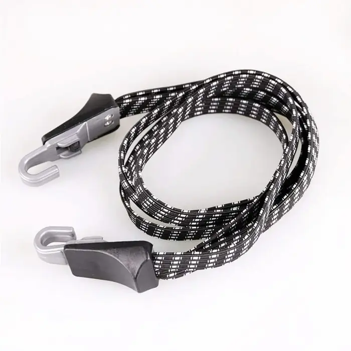 Corde de bagage pour moto et vélo, sangles élastiques fixes, crochets de cordon à forte élasticité, 