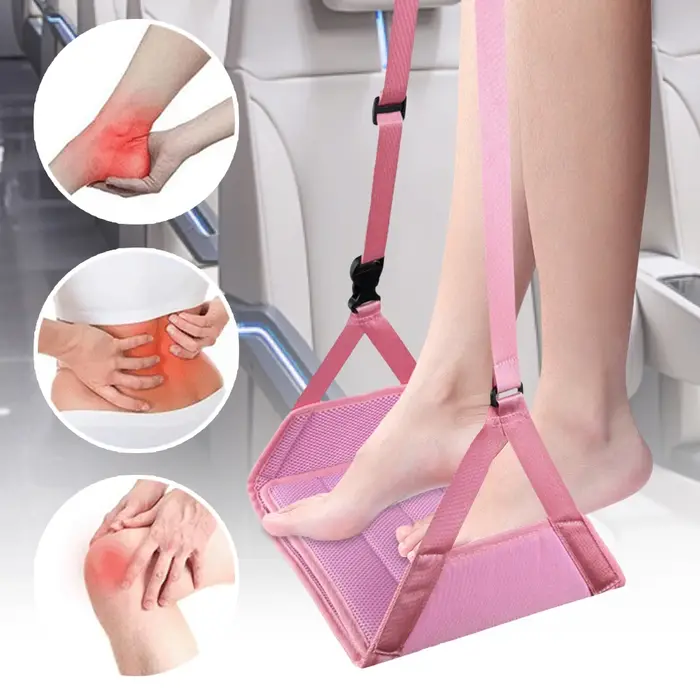 Repose-pieds portable pour avion