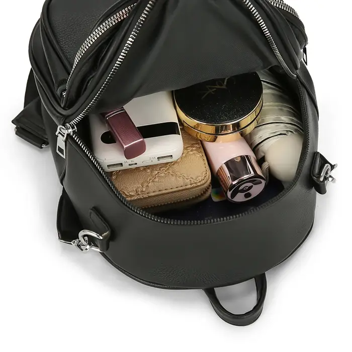 Sac à dos multifonctionnel en cuir de haute qualité pour femmes