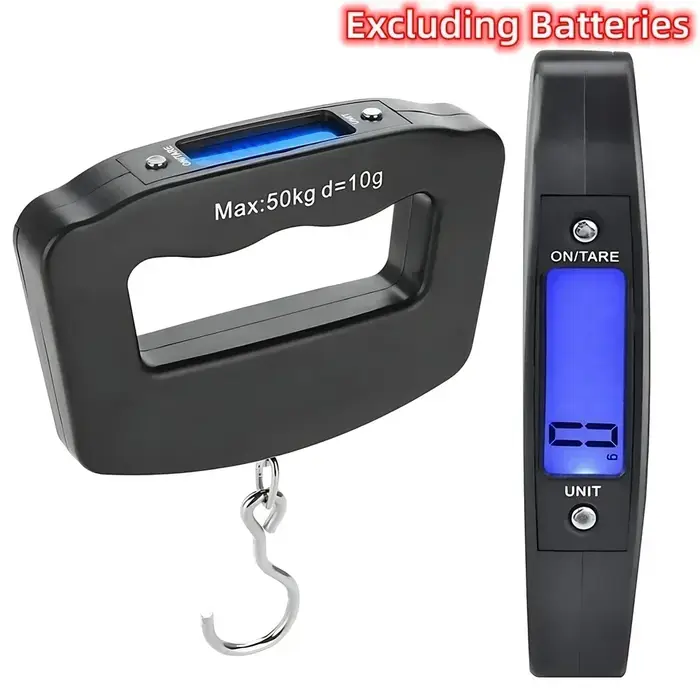 Balance Portable LCD numérique pour bagages, 50kg/110lb, pour valise, sac à bagages de voyage, croch
