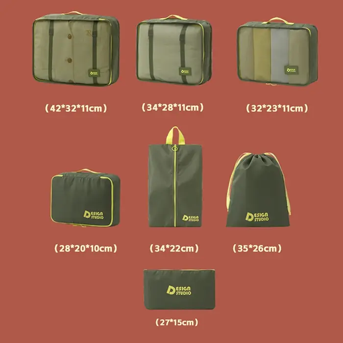 Ensemble de sacs de voyage 7 pièces