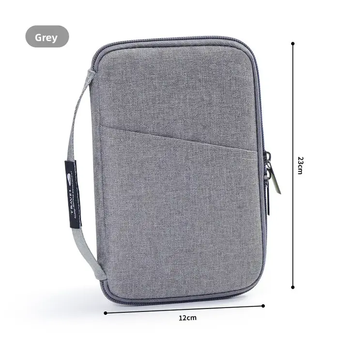 Accessoires de voyage Portefeuille de voyage en tissu OX Porte-billets Porte-passeport familial Hous