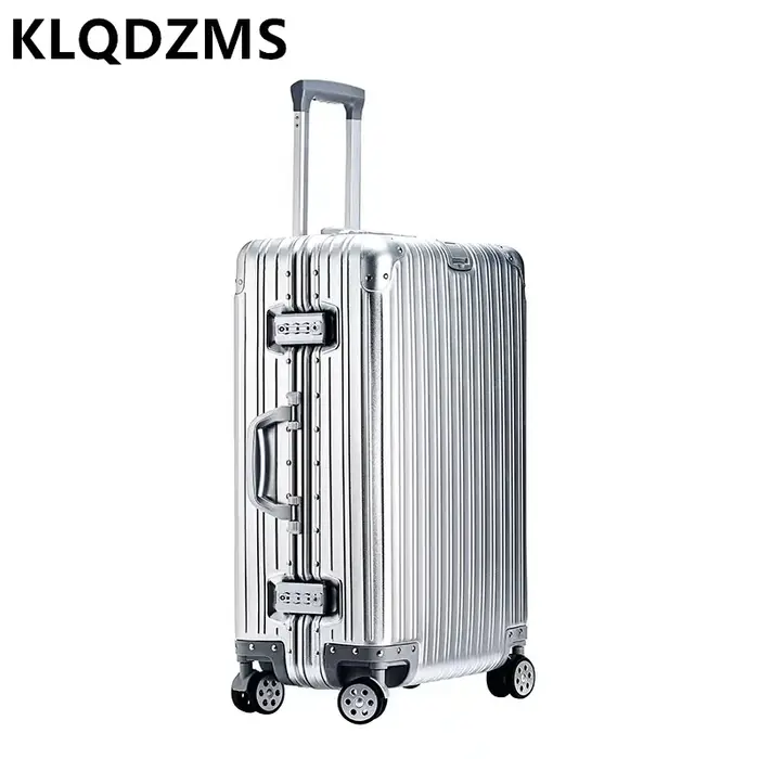 KLQDZMS Bagage de voyage de haute qualité en alliage d'aluminium et de magnésium