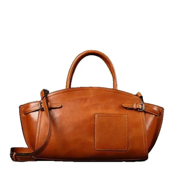 Sac de bowling Boston en cuir haut de gamme