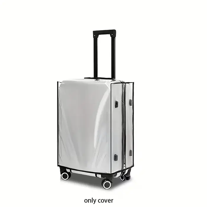 Housse de protection transparente et imperméable pour bagages, résistante aux rayures, à la poussièr