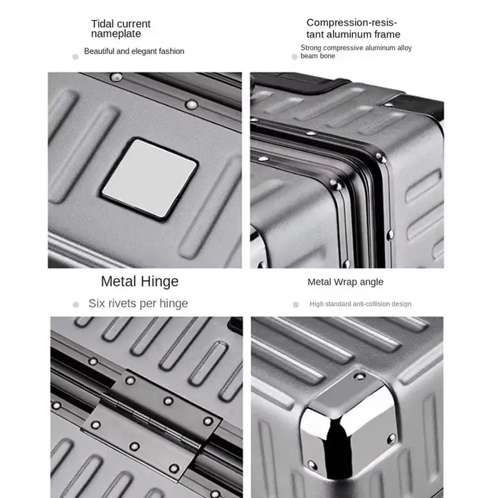 Valise à cadre en aluminium