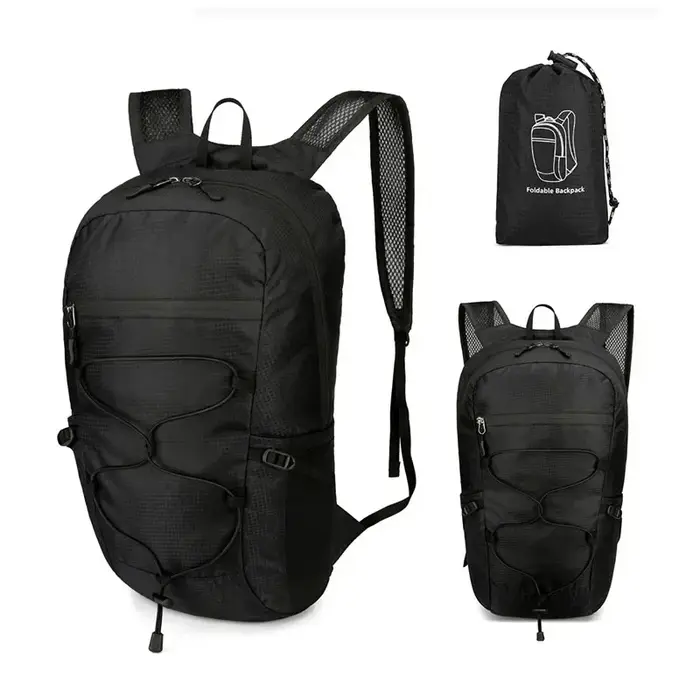 Sac à dos pliable léger et imperméable de 20 L pour femmes et hommes, grande capacité, pour randonné