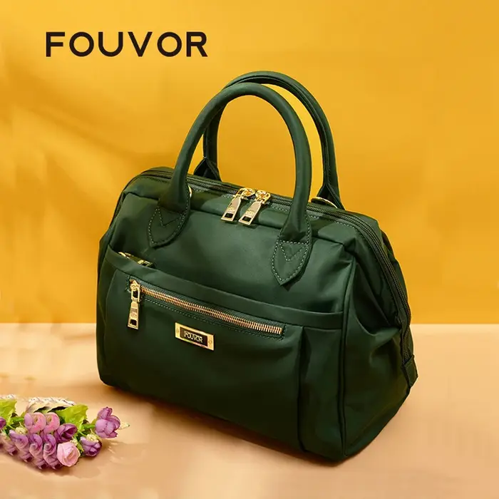 Fouvor nouvelle mode imperméable à l'eau en Nylon grande capacité sac à main 2025 femmes toile décon