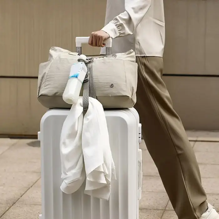 Valise multifonctionnelle avec crochet externe, sac à dos d'extérieur avec boucle anti-perte, sangle de bagage portable pour le voyage 