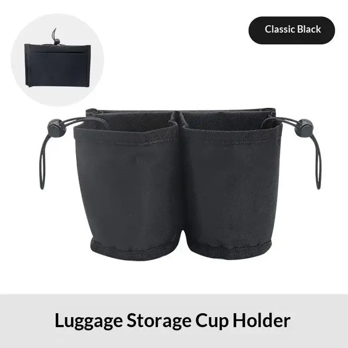 Support de tasse pour bagages de voyage, durable, mains libres, pour valise, porte-boissons, pour ta