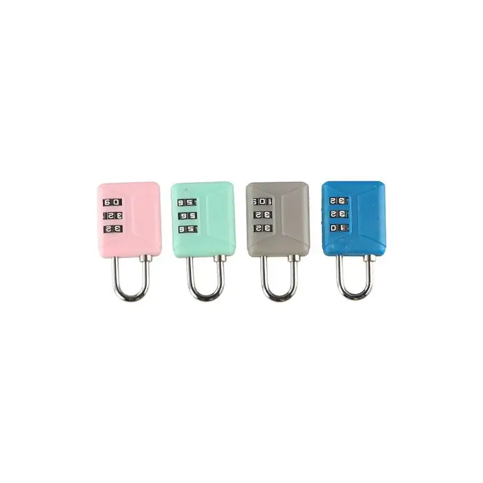 Cadenas à combinaison à 3 chiffres pour valise, antivol, étanche, mini cadenas à code, cadenas de sécurité pour sac à dos, cadenas à code douanier