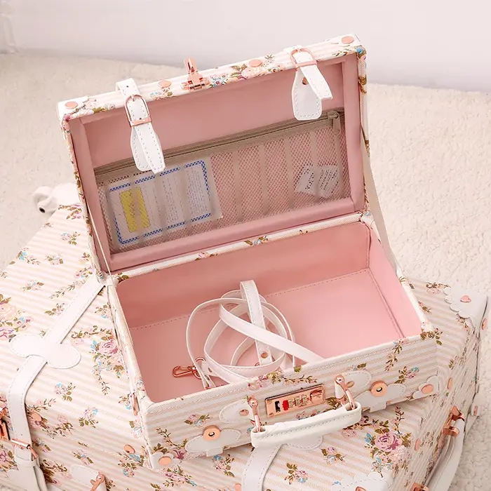 Valise en cuir de grande qualité