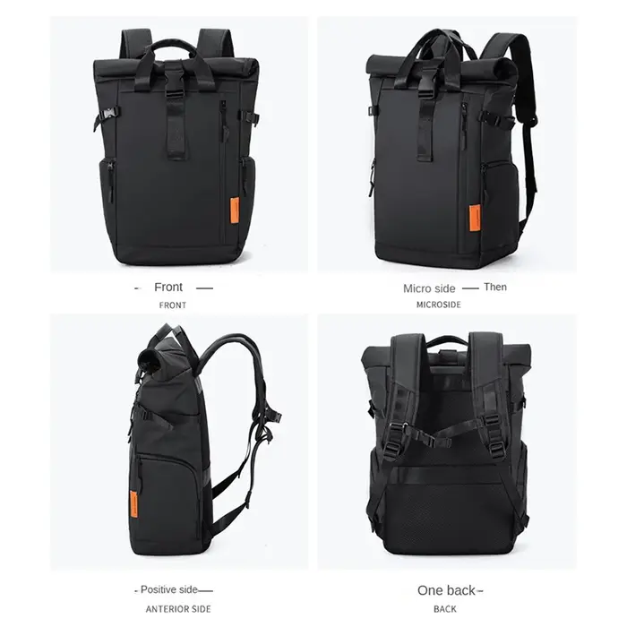 Sac à dos d'ordinateur étanche avec logo personnalisé