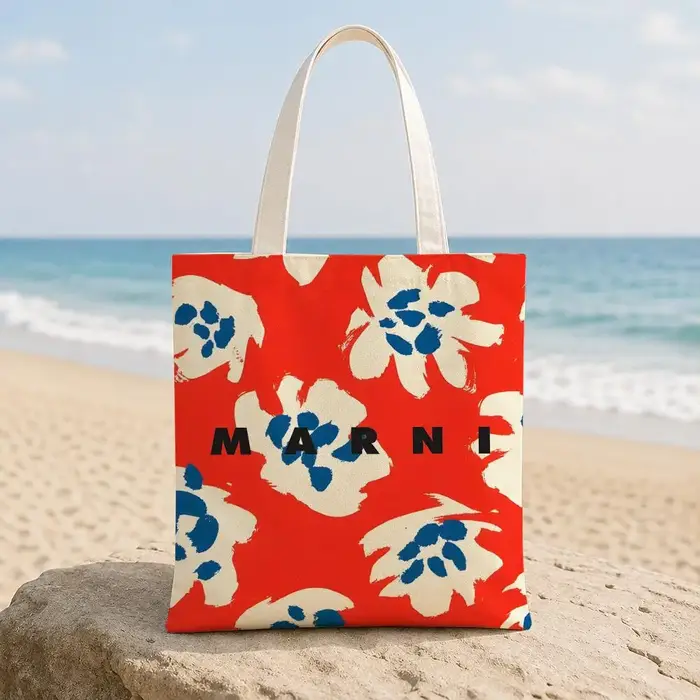 Sacs de rangement de marque M-MARNI, sac en toile pour femmes, sac fourre-tout de grande capacité, s