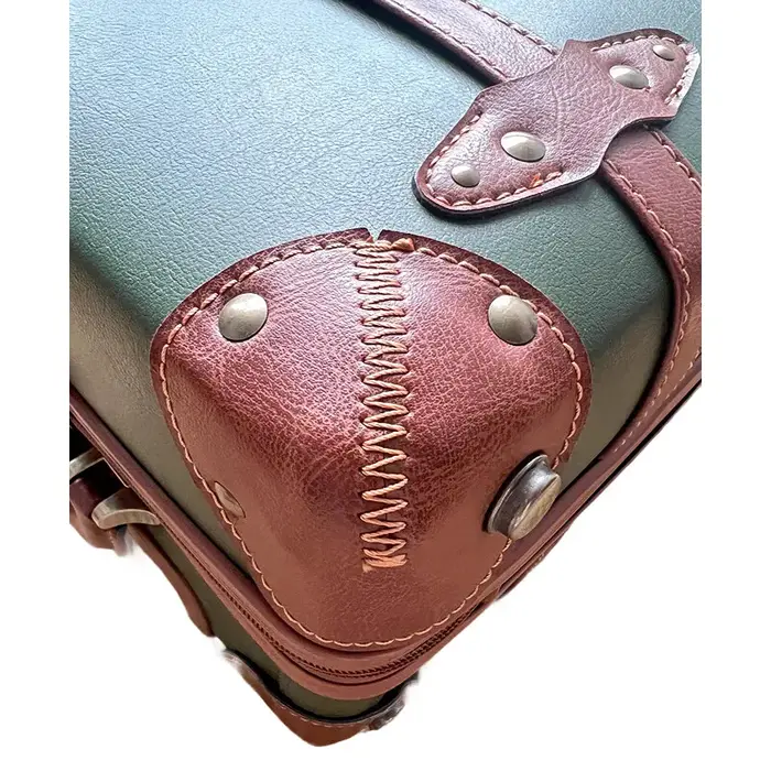 Valise Vintage en cuir PU pour femmes
