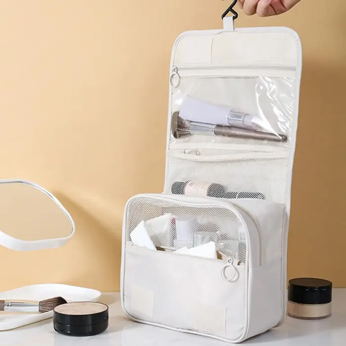 Trousse de toilette de voyage suspendable