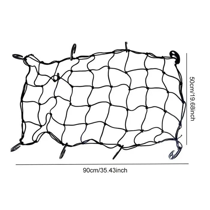Filet de fixation de bagages pour toit de voiture (Nouveau style) - Filet en corde 120x90cm / 50x90c